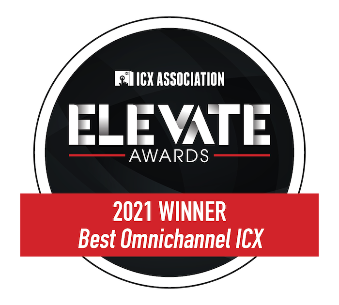 Winner badge Best Omnichannel ICX 2021 1